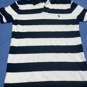 Ralph Lauren Black and White Polo Shirt